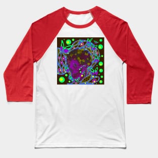 the dead and the butterfly in dark, ecopop mandala Baseball T-Shirt